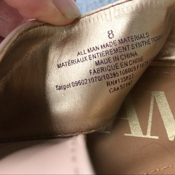 Sam & Libby Pink Wedge Sandals Size 8 - Picture 7 of 8